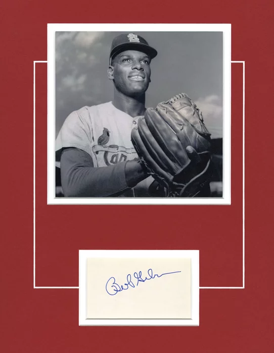Bob Gibson autograph