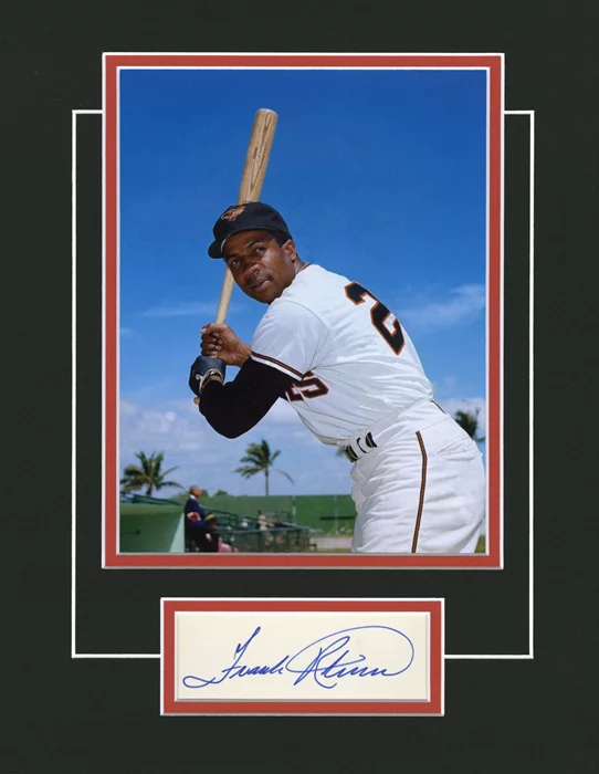 Frank Robinson autograph
