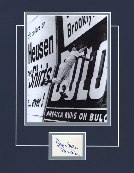 Duke Snider autograph