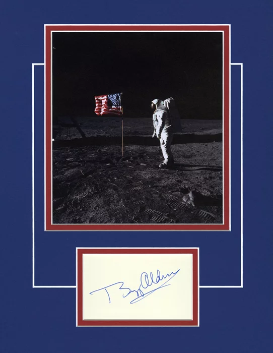 Buzz Aldrin autograph