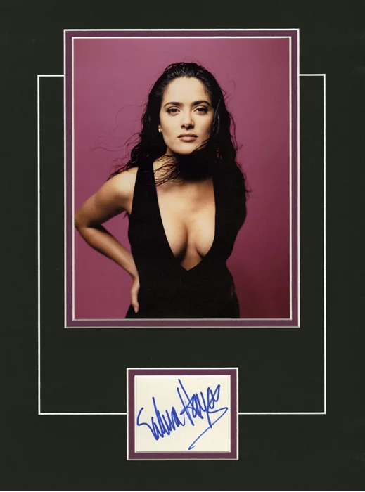Salma Hayek autograph