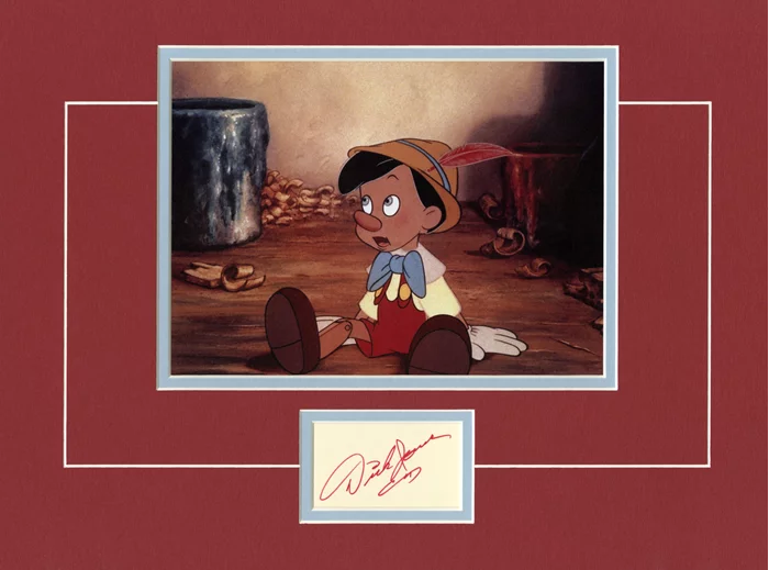 Pinocchio autograph