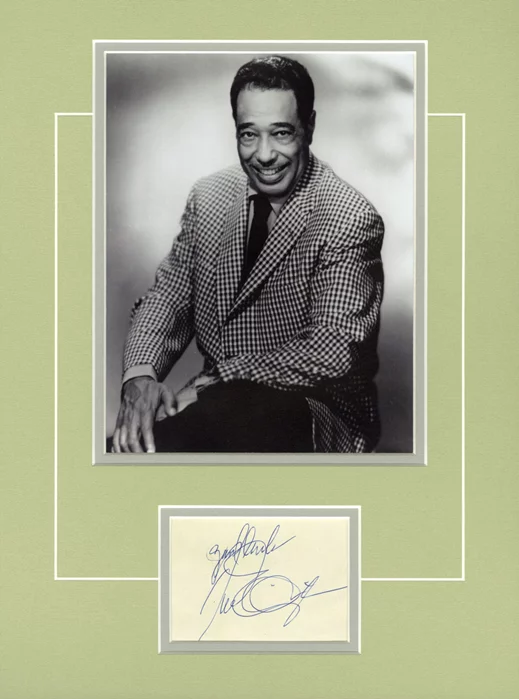 Duke Ellington autograph