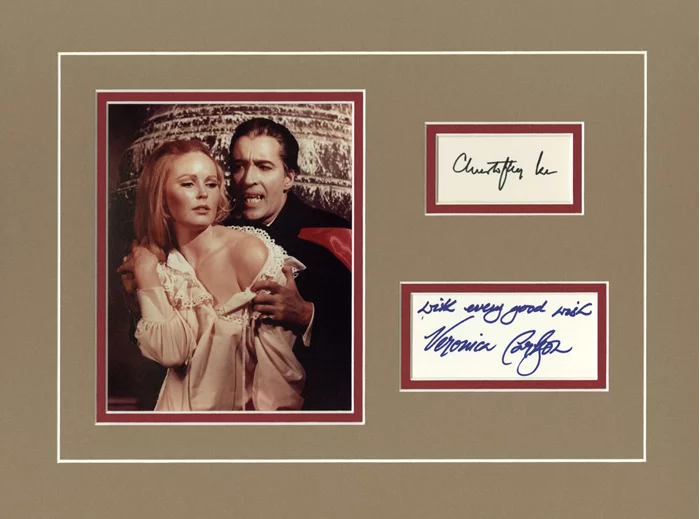 Dracula Has Risen From The Grave autograph