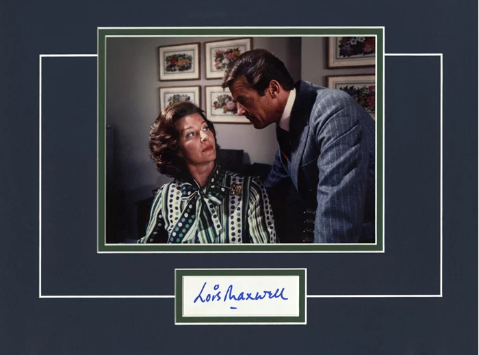 Lois Maxwell autograph