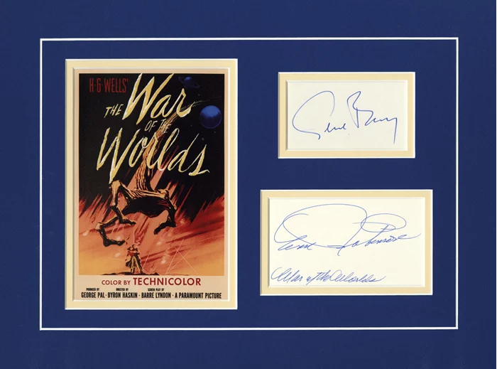The War of the Worlds autograph