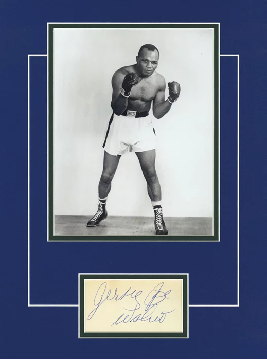 Jersey Joe Walcott autograph