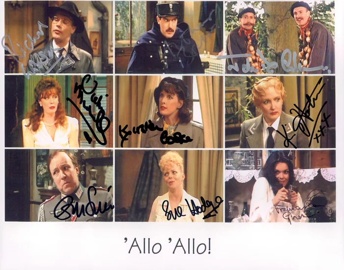 'Allo 'Allo! autograph
