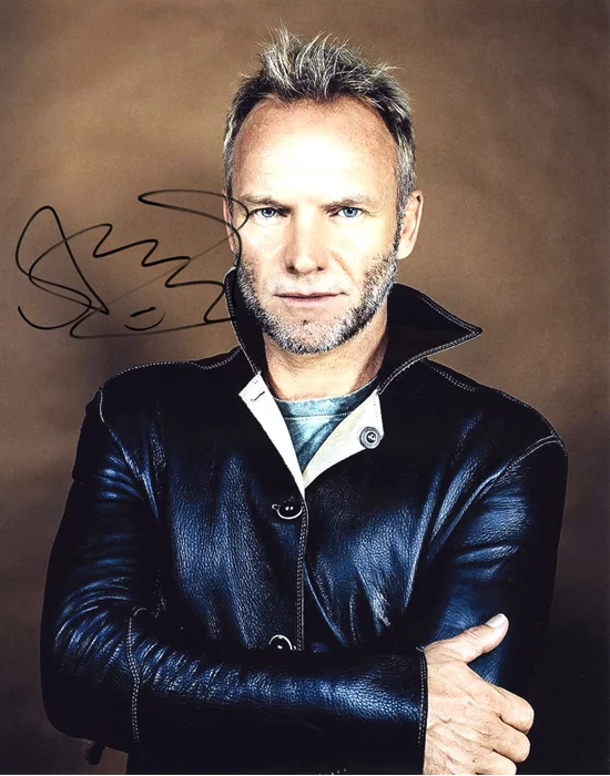 Sting autograph