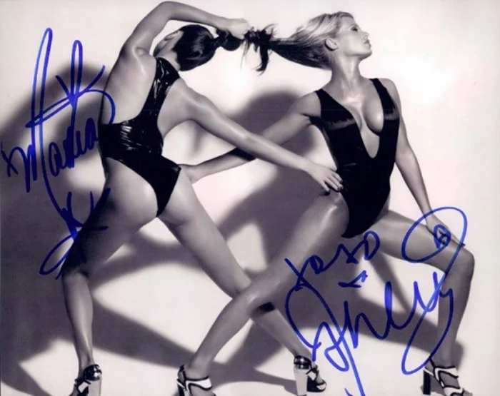 Ashley Massaro & Maria Kanellis autograph