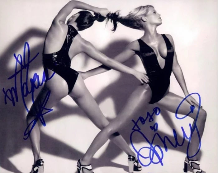 Ashley Massaro & Maria Kanellis autograph