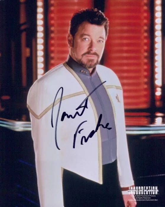 Jonathan Frakes autograph