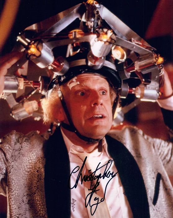 Christopher Lloyd autograph