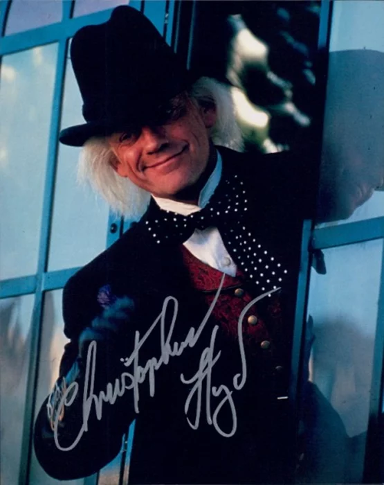 Christopher Lloyd autograph