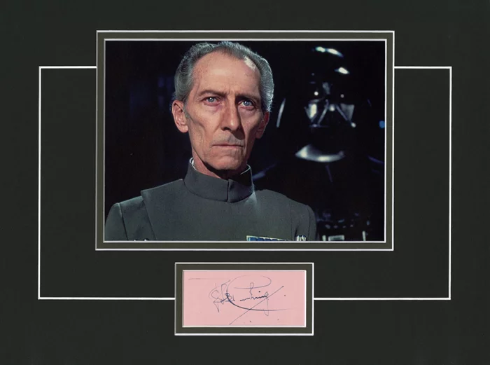 Peter Cushing autograph
