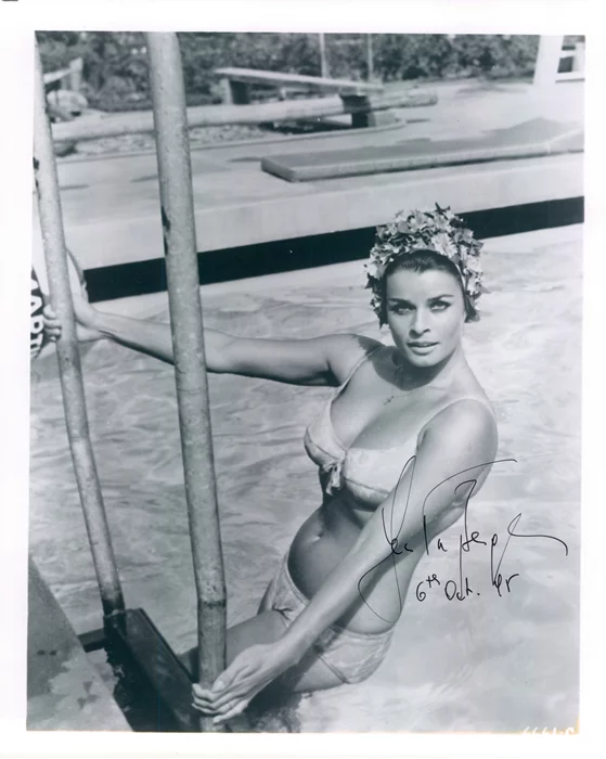 Senta Berger autograph