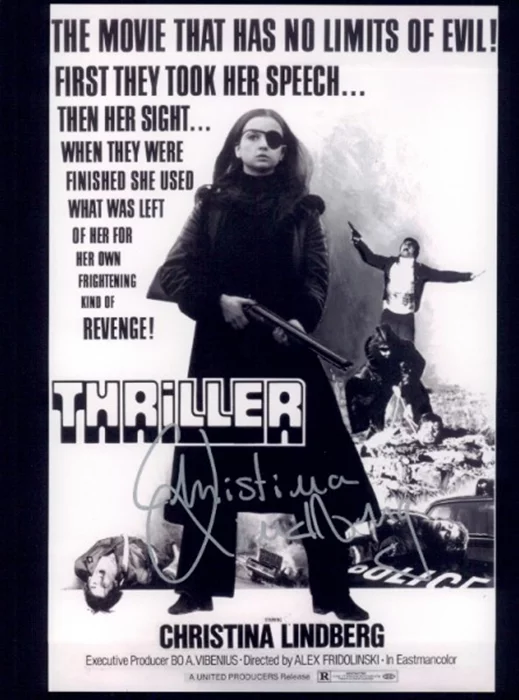 Christina Lindberg autograph
