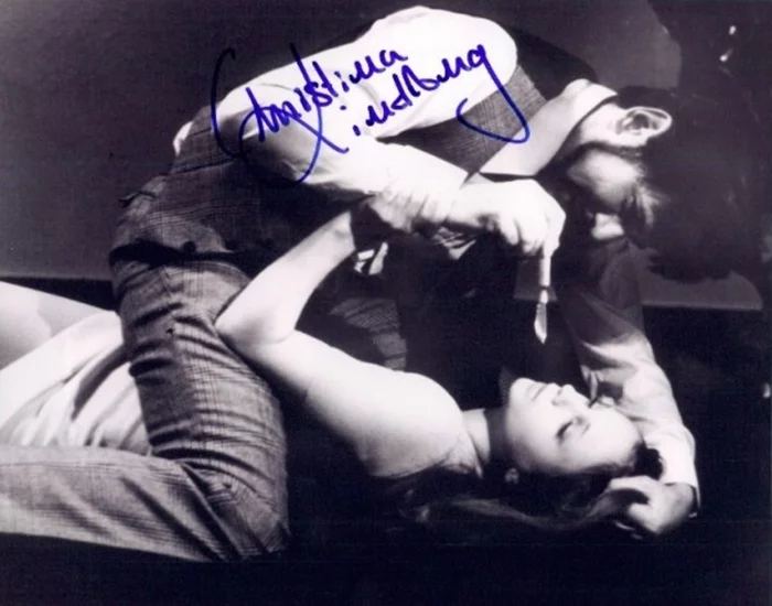 Christina Lindberg autograph