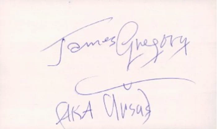 James Gregory autograph