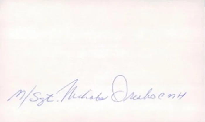 Nicholas Oresko autograph