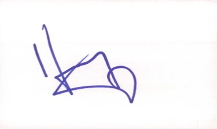 Heavy D autograph