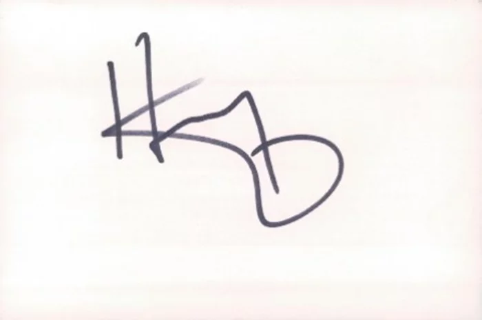 Heavy D autograph