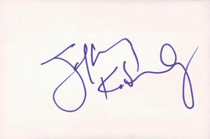 Jeffrey Katzenberg autograph