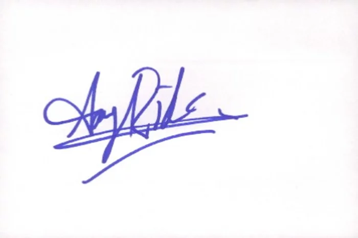 Amy  Rider autograph
