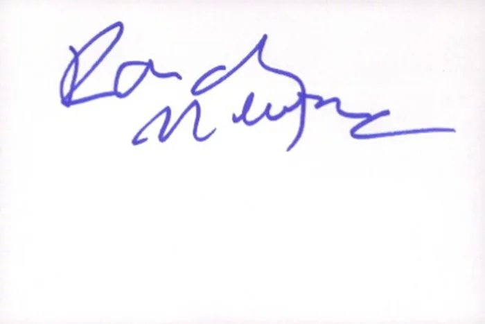 Randy Newman autograph