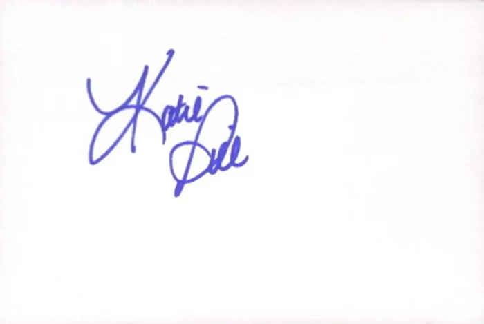 Katie Gill autograph