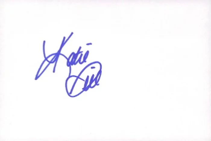 Katie Gill autograph