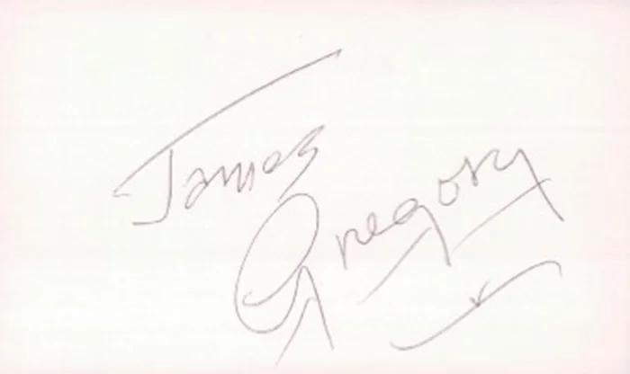 James Gregory autograph
