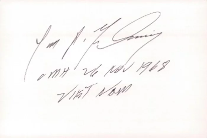 James Fleming autograph