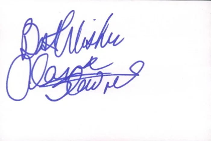 Alana Stewart autograph