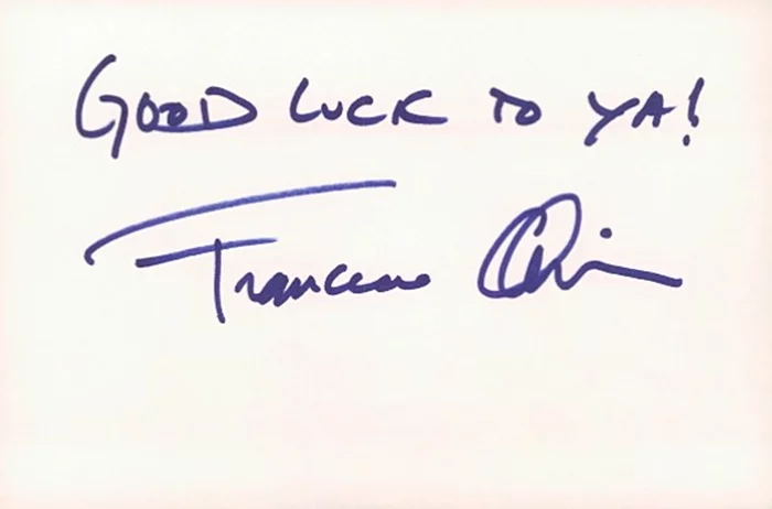Francesco Quinn autograph