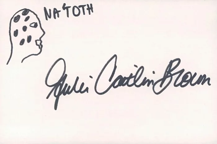 Julie Caitlin Brown autograph