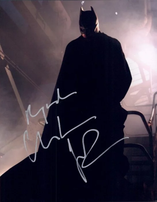 Christian Bale autograph
