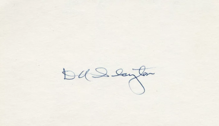 Deke Slayton autograph