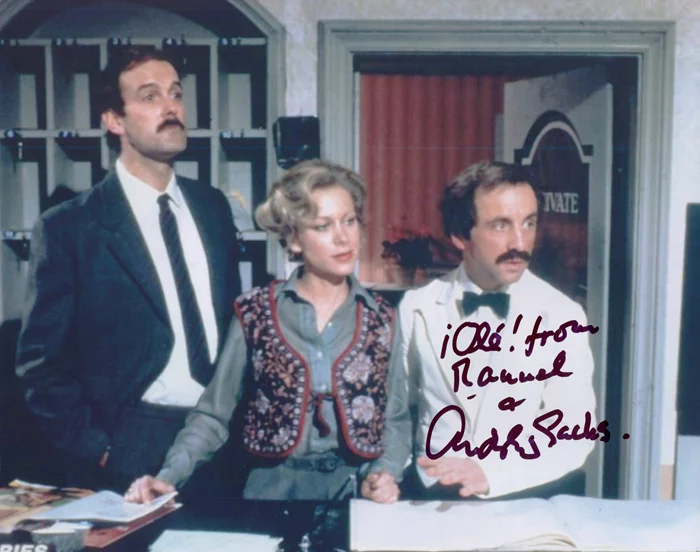 Andrew Sachs autograph