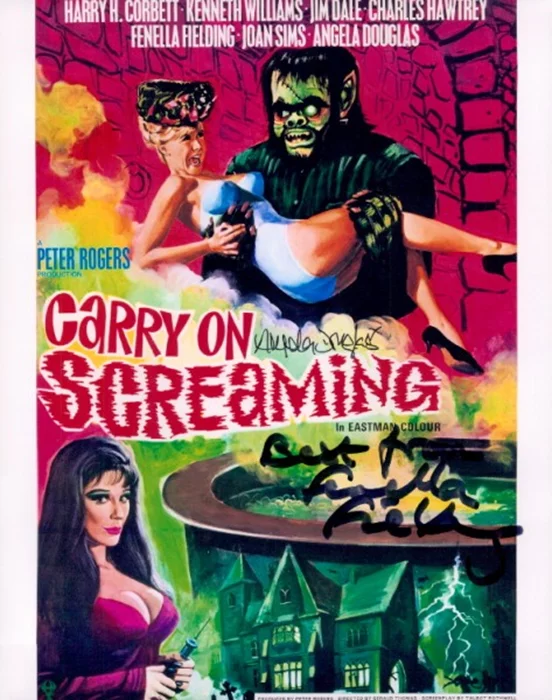 Carry On Screaming autograph