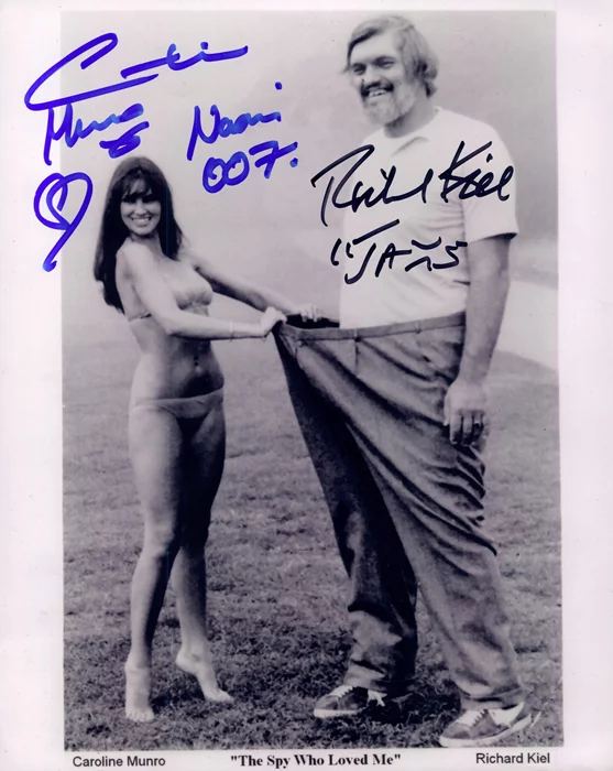 The Spy Who Loved Me autograph