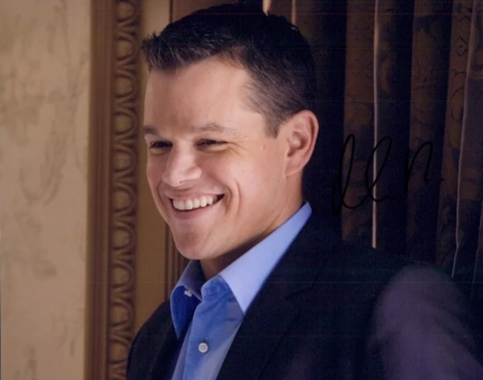 Matt Damon autograph