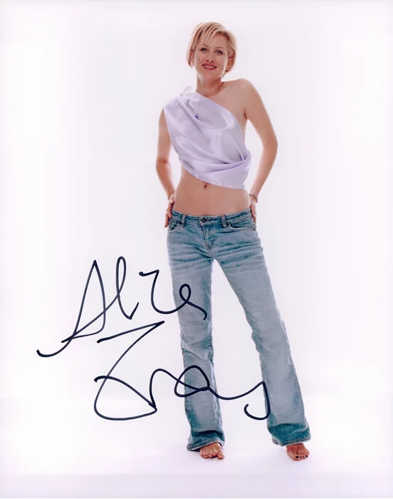 Alice Evans autograph