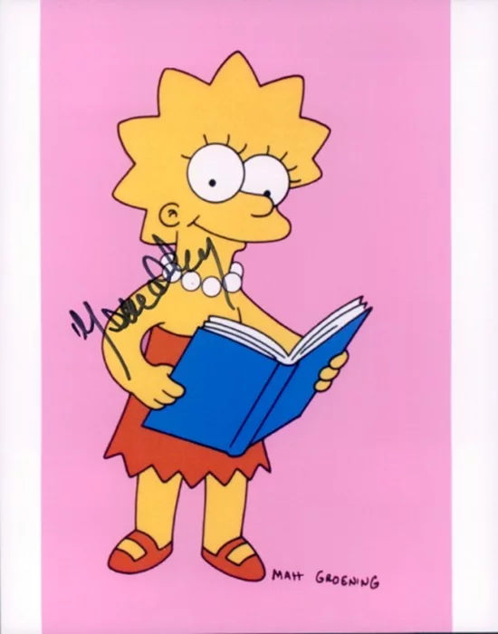 Yeardley Smith autograph