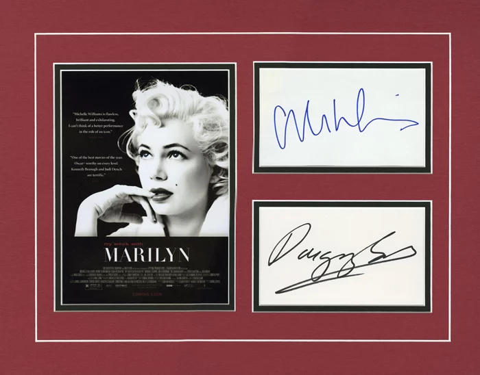 My Week With Marilyn autograph