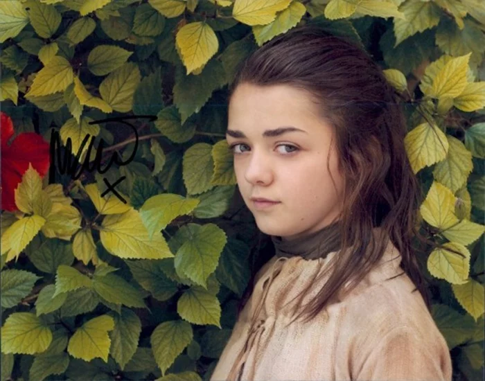 Maisie Williams autograph