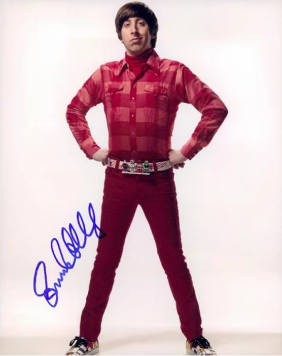 Simon Helberg autograph