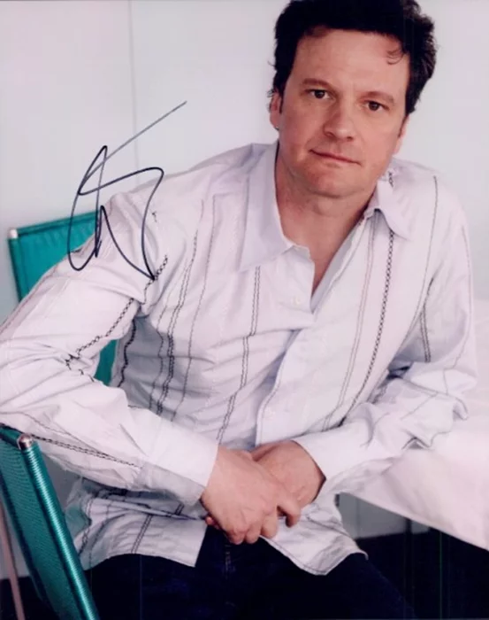 Colin Firth autograph