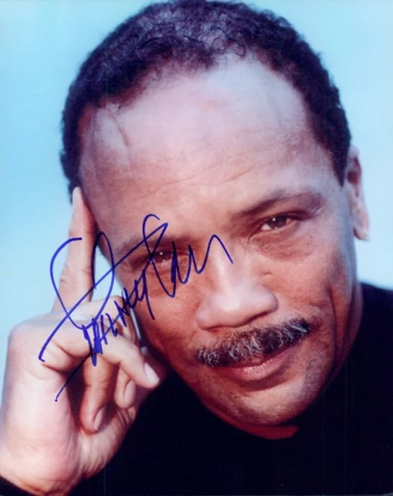 Quincy Jones autograph