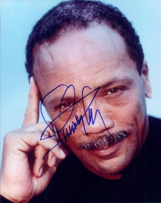 Quincy Jones autograph